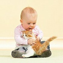 Фото приколы Детишки и кошки (25 фото)