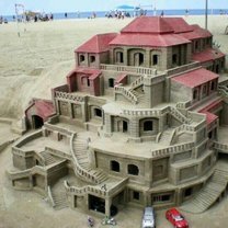 Поразительные песочные замки