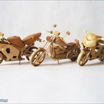 Фото приколы Мотоциклы из дерева (13 фото)