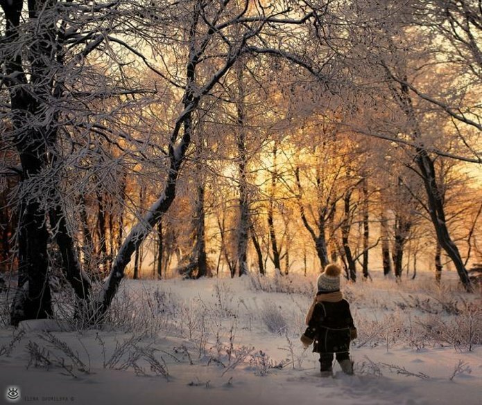 Детство в деревне зимой 0