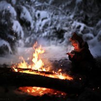 Фото приколы Детство в деревне зимой (11 фото)