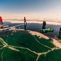 Фото приколы Озеро Байкал зимой (35 фото)