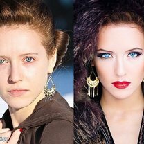 Как меняются женщины с макияжем
