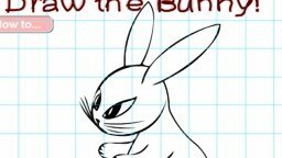 Нарисуй кролика мини игра