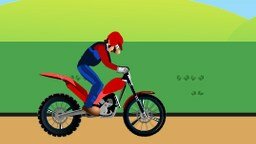 Играть Марио на мотоцикле