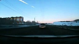 Смотреть Взрыв метеорита над Челябинском