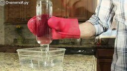 Как наполнить бутылку водой кверху ногами