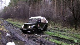 По грязи на ГАЗ-69