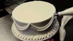 Смотреть Украшение свадебного торта
