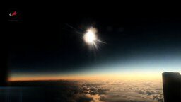 Солнечное затмение с самолёта
