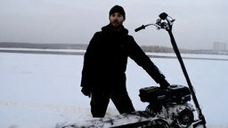 Самодельный снегоход "Васюган" смотреть видео - 4:06