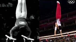 Гимнасты из 1960 и 2012 годов
