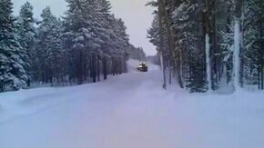 Чистка снега по-фински