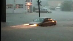 Наводнение в городе