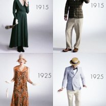 Фото приколы Мужская и женская мода за последний век (11 фото)