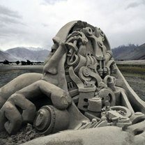 Фото приколы Виртуозные скульптуры из песка (20 фото)