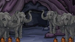 Играть Волшебство египетской пещеры слонов