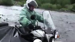 На что способны русские мотоциклисты