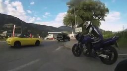 Мотоциклист - герой асфальта